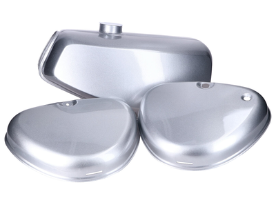 Nádrž a boční kryty stříbrné Simson - 49098