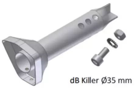 DB Killer MIVV pour silencieux Delta Race Ø30 mm - 1113897