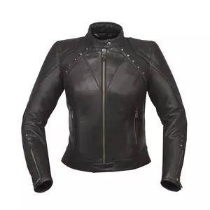 Modeka Jessy Gem chaqueta de moto de cuero negro 42-1