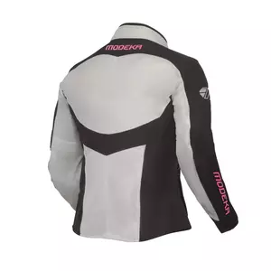 Modeka Emma Air Lady jachetă de motocicletă pentru femei din material textil negru cenușă 36-2
