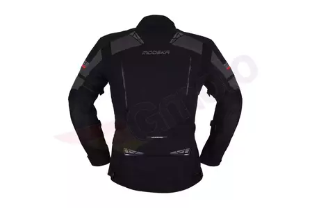 Modeka Panamericana II jachetă de motocicletă din material textil negru-gri închis XS-2