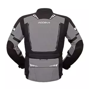 Modeka Panamericana II jachetă de motocicletă din material textil gri-negru KM-2