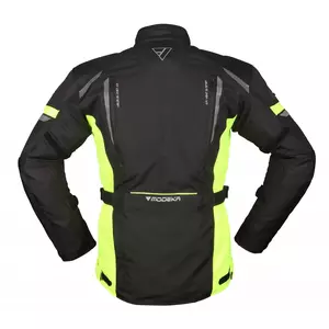 Modeka Striker II Pro tekstilna motoristička jakna, crna i neon M-2
