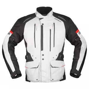 Modeka Striker II Pro chaqueta moto textil negro ceniza 4XL-1