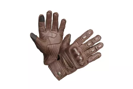 Modeka Urban Legend rjave motoristične rokavice 9-1