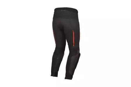 Modeka Valyant pantaloni de motocicletă din piele neagră/roșie 50-2