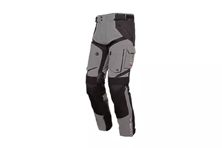 Pantaloni da moto in tessuto grigio-nero Modeka Panamericana II KM-1