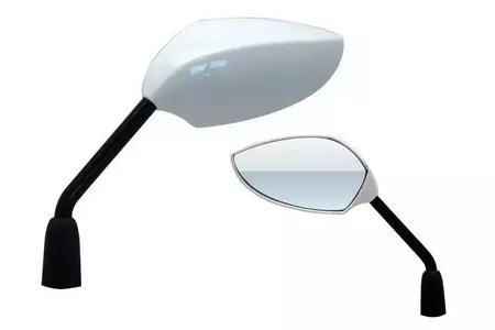 "Vicma Cool" universalūs veidrodžiai M10x1,25 balti - E584BL