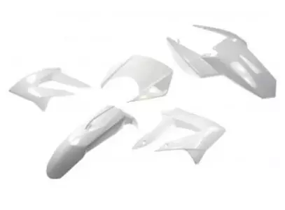 Set di plastica Vicma Derbi 6 pezzi bianco - C3501001