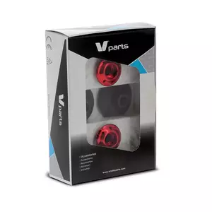 Vicma M8x1.25 opschroefbare wishbone rollers (sliders) rood - 600020800.NG40.PG80