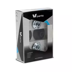 Vicma M8x1,25 zilver opschroefbare controle-arm rollen (sliders) - 600020800.NG10.PG80