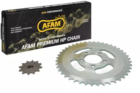 Přední + zadní řetězové kolo + hnací řetěz Afam 44 zubů Romet Ogar 205 3 rychlosti-2