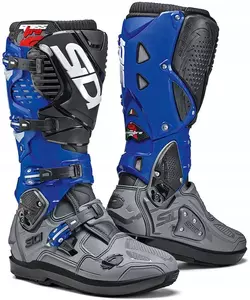 Motocyklové boty SIDI Crossfire 3 SRS šedá modrá 42