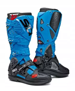 SIDI Crossfire 3 SRS bottes moto bleu noir 45