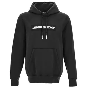 Spidi Logo 2 džemperis su gobtuvu juodas XXL - R182-026-XXL