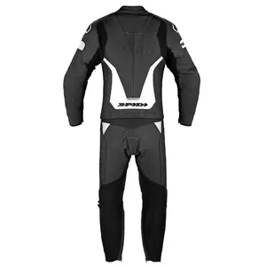Dvodijelno kožno motociklističko odijelo Spidi Laser Touring kratko crno-bijelo 50-2