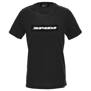 Spidi Logo 2 Lady marškinėliai juoda M-1
