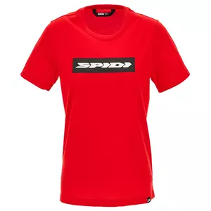 Spidi Logo 2 Lady marškinėliai raudoni L - R184-014-L