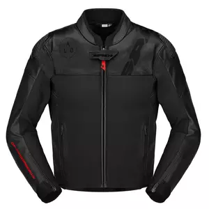 Spidi DP Progressive Hybrid giacca da moto in pelle/tessuto nero 46-1