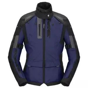 Spidi Crossmaster H2Out Lady дамско текстилно яке за мотоциклетизъм черно-синьо 3XL-1