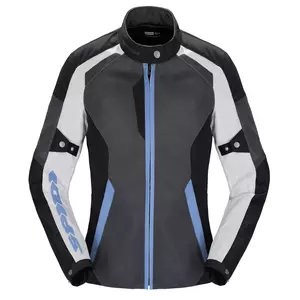 Дамско текстилно яке за мотоциклет Spidi Tek Net Lady сиво, бяло и синьо L - T313-302-L