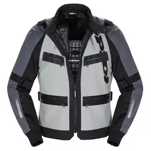 Spidi Enduro Pro tekstilna motoristička jakna, crno-siva S-2