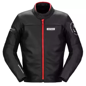 Spidi Genesis črno-rdeča usnjena motoristična jakna 58 - P218-014-58