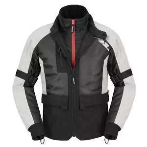 Spidi Net H2Out tekstila motocikla jaka melnā un pelnu krāsā L-1
