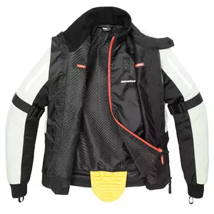 Textilná bunda na motorku Spidi Net H2Out black and ash XL-6