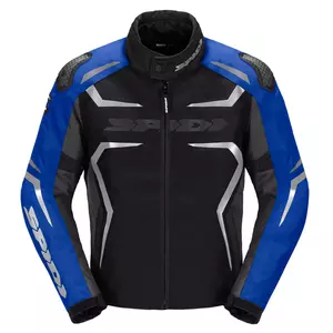Spidi Race Evo H2Out schwarz-blau-silberne Textil-Motorradjacke S-1