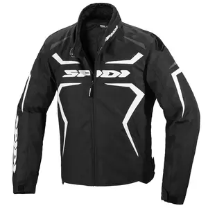 Spidi Sportmaster H2Out Textil-Motorrad-Jacke schwarz und weiß L-1
