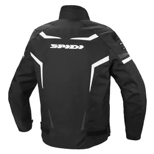 Spidi Sportmaster H2Out Textil-Motorrad-Jacke schwarz und weiß L-2