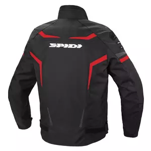 Spidi Sportmaster H2Out jachetă de motocicletă din material textil negru și roșu L-2