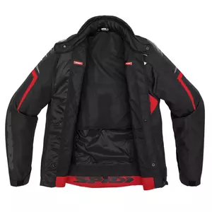 Spidi Sportmaster H2Out jachetă de motocicletă din material textil negru și roșu L-3