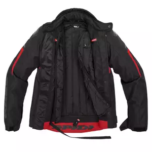 Spidi Sportmaster H2Out textilná bunda na motorku čierno-červená XL-5
