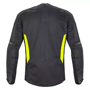 Casaco têxtil para motociclismo Spidi Super Net preto/amarelo fluo S-2