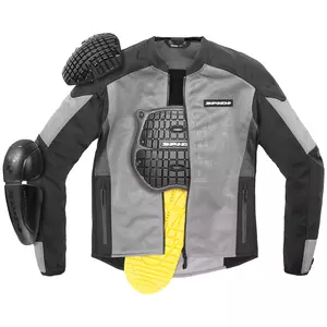 Spidi Super Net siva tekstilna motoristična jakna M-3