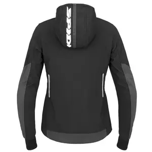 Jachetă de motocicletă din material textil pentru femei Spidi Hoodie Armor Light Lady negru M-2