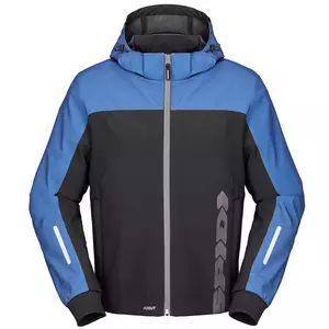 Spidi Hoodie H2Out II jachetă de motocicletă din material textil negru-albastru M-1