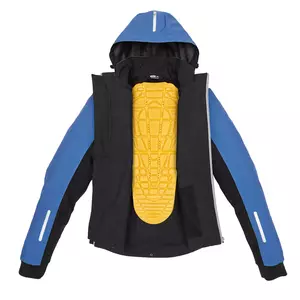 Spidi Hoodie H2Out II jachetă de motocicletă din material textil negru-albastru M-4