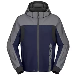 Spidi Hoodie H2Out II albastru/argintiu jachetă de motocicletă din material textil S - D299-041-S