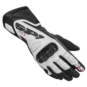 Spidi STR-6 Lady γάντια μοτοσικλέτας μαύρο και λευκό XS-1