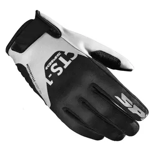 Spidi CTS-1 γάντια μοτοσικλέτας μαύρο και λευκό M-1