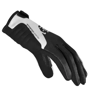 Spidi CTS-1 γάντια μοτοσικλέτας μαύρο και λευκό M-2