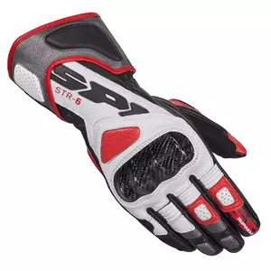 Spidi STR-6 guantes de moto rojo 3XL-1