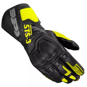 Spidi STS-3 rukavice na motorku čierna/žltá fluo 3XL