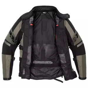 Spidi 4Season Evo textile motorbike jacket black-khaki M-3