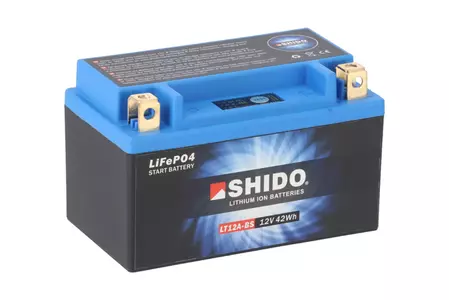 Shido LT12A-BS YT12A-BS Batterie Li-Ion 12V 3.50Ah - LT12A-BS LION -S-