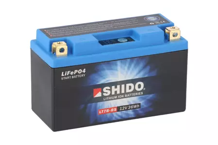 Shido LT7B-BS YT7B-BS Li-Ion 12V 3Ah baterija - LT7B-BS LION -S-