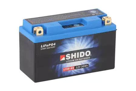 Shido LT9B-BS YT9B-BS Li-Ion 12V 3Ah batteri - LT9B-BS LION -S-